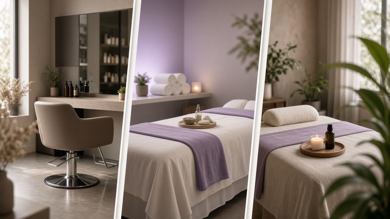Ambientes de peluquería, estética y bienestar